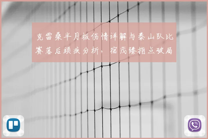 克雷桑半月板伤情详解与泰山队比赛落后顽疾分析，宿茂臻指点破局之道